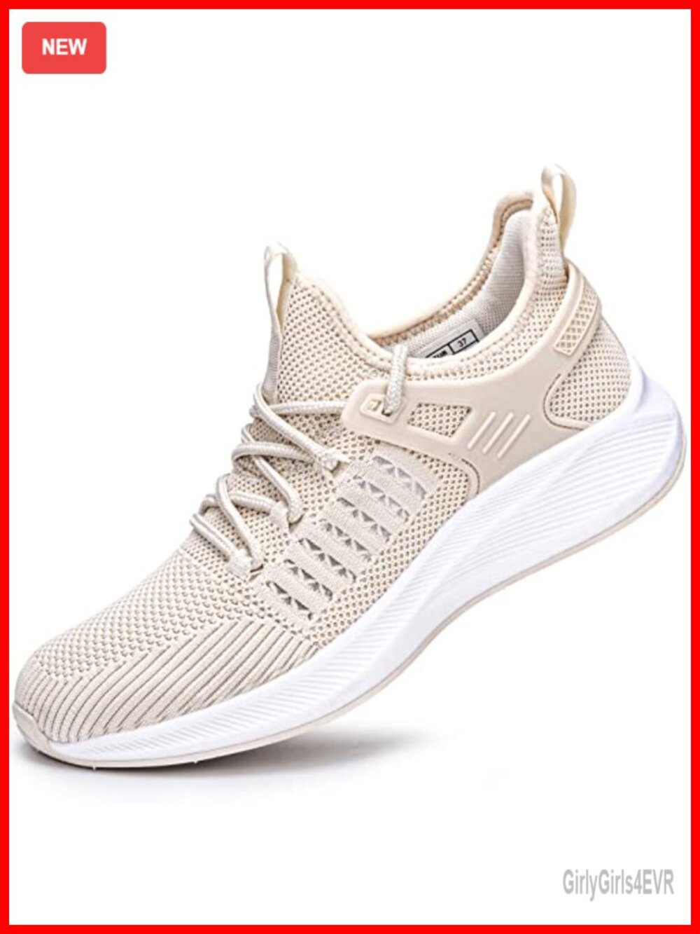 Women's Lightweight Memory Foam Running Sneakers Comfortable Slip On Athletic